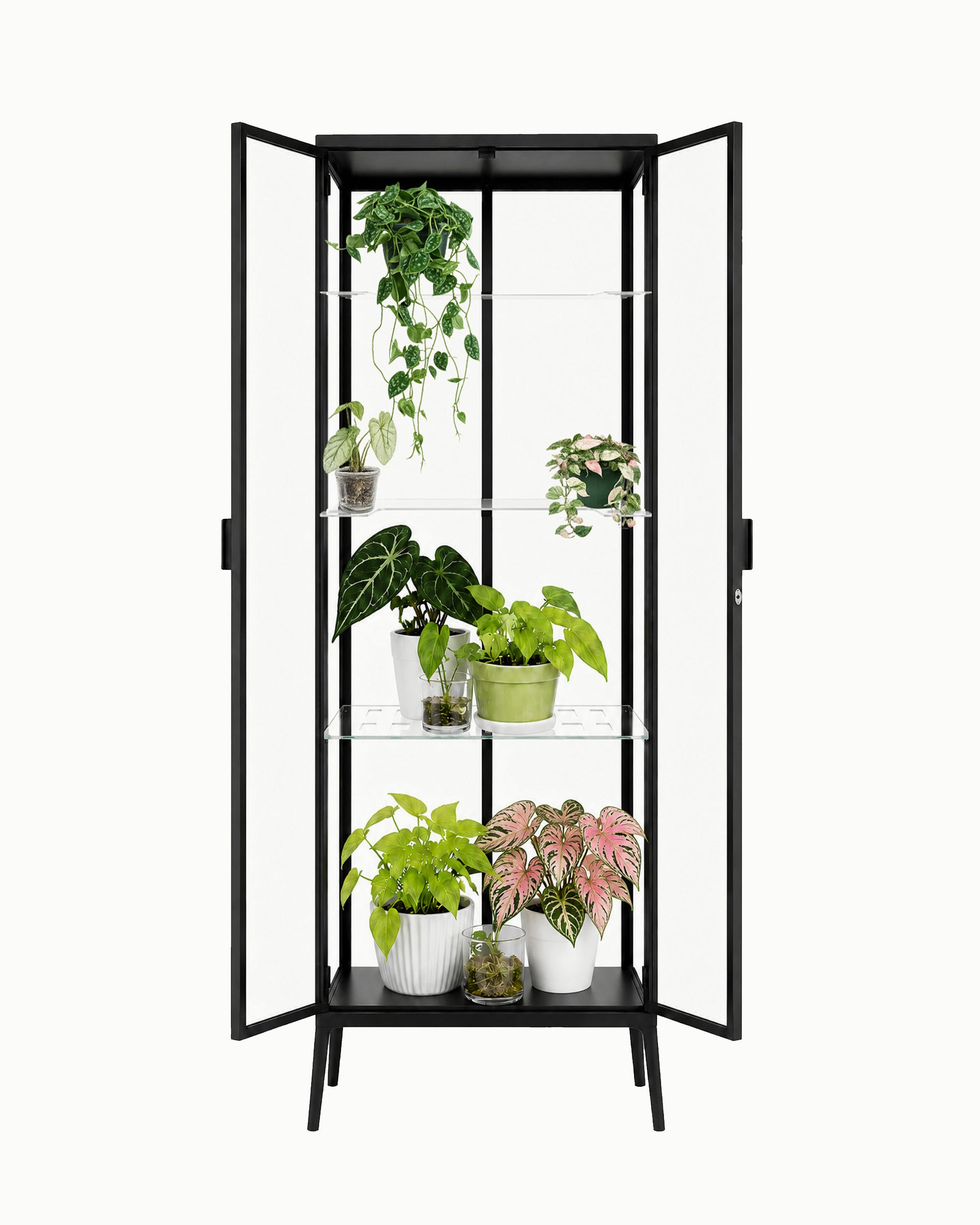 Acrylic Shelves for IKEA Milsbo Tall – Glass & Jungle