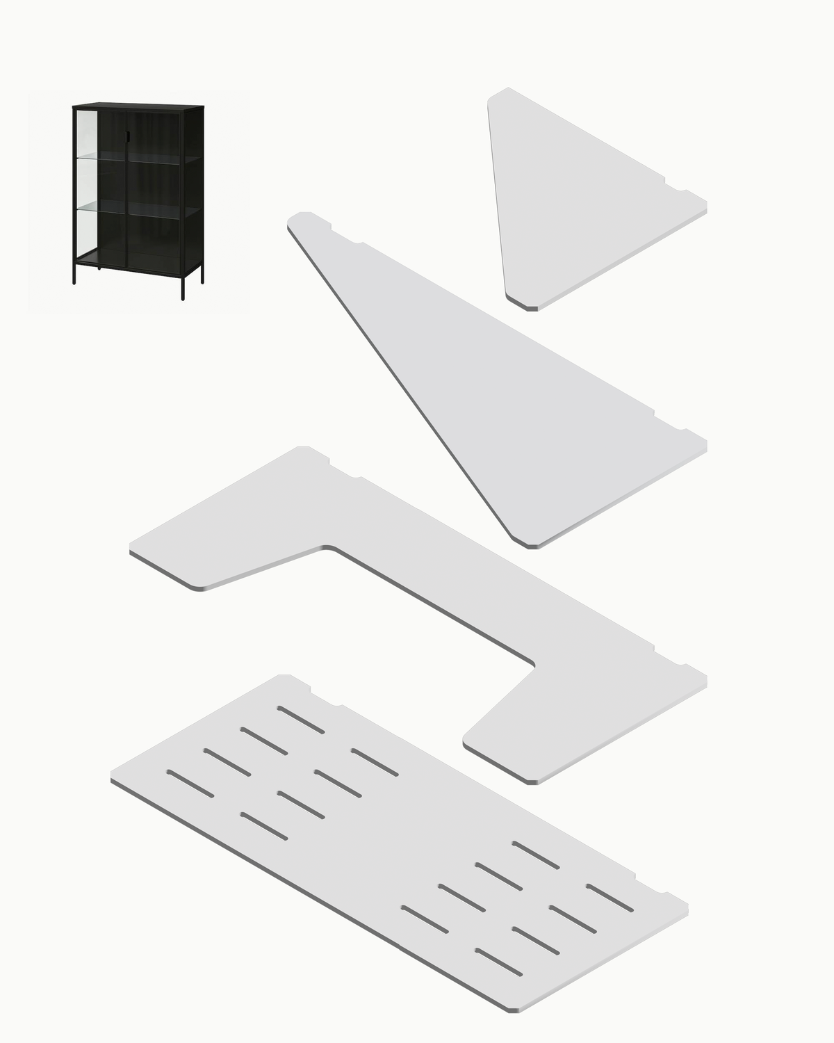 Shelves for Rudsta Wide